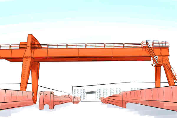 貴州畢節(jié)龍門吊廠家160噸門式起重機(jī)銷售