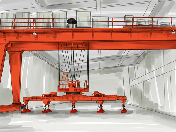 山東濱州10噸行車行吊銷售生產電氣性能好