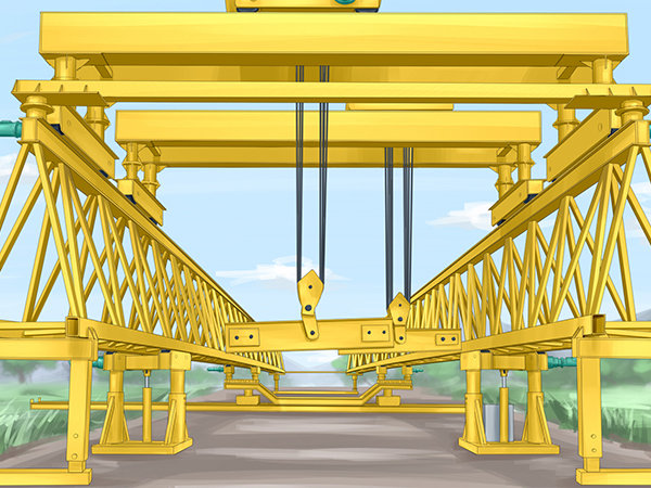 湖南長沙架橋機出租公司120噸U梁架橋機租賃價