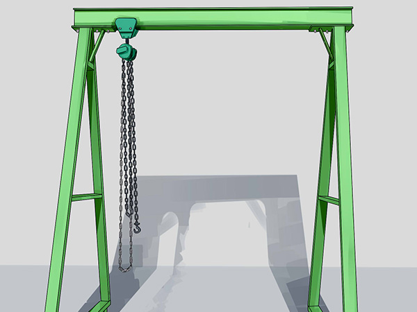 廣東茂名龍門吊出租50噸龍門吊設備運往現場