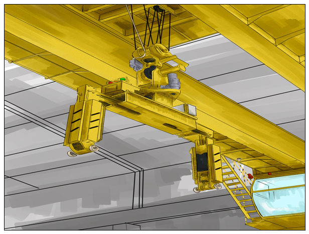 混凝土廠房100噸單梁起重機(jī)貴州黔東行車航吊