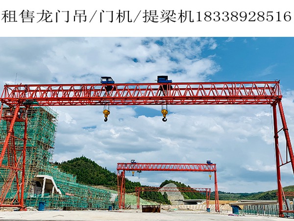 安徽銅陵花架式龍門吊自重輕