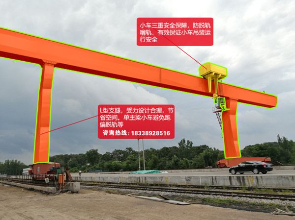 吉林白山龍門吊各部件安全檢查